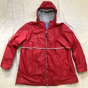 Charles River For Her Red Raincoat Reflective